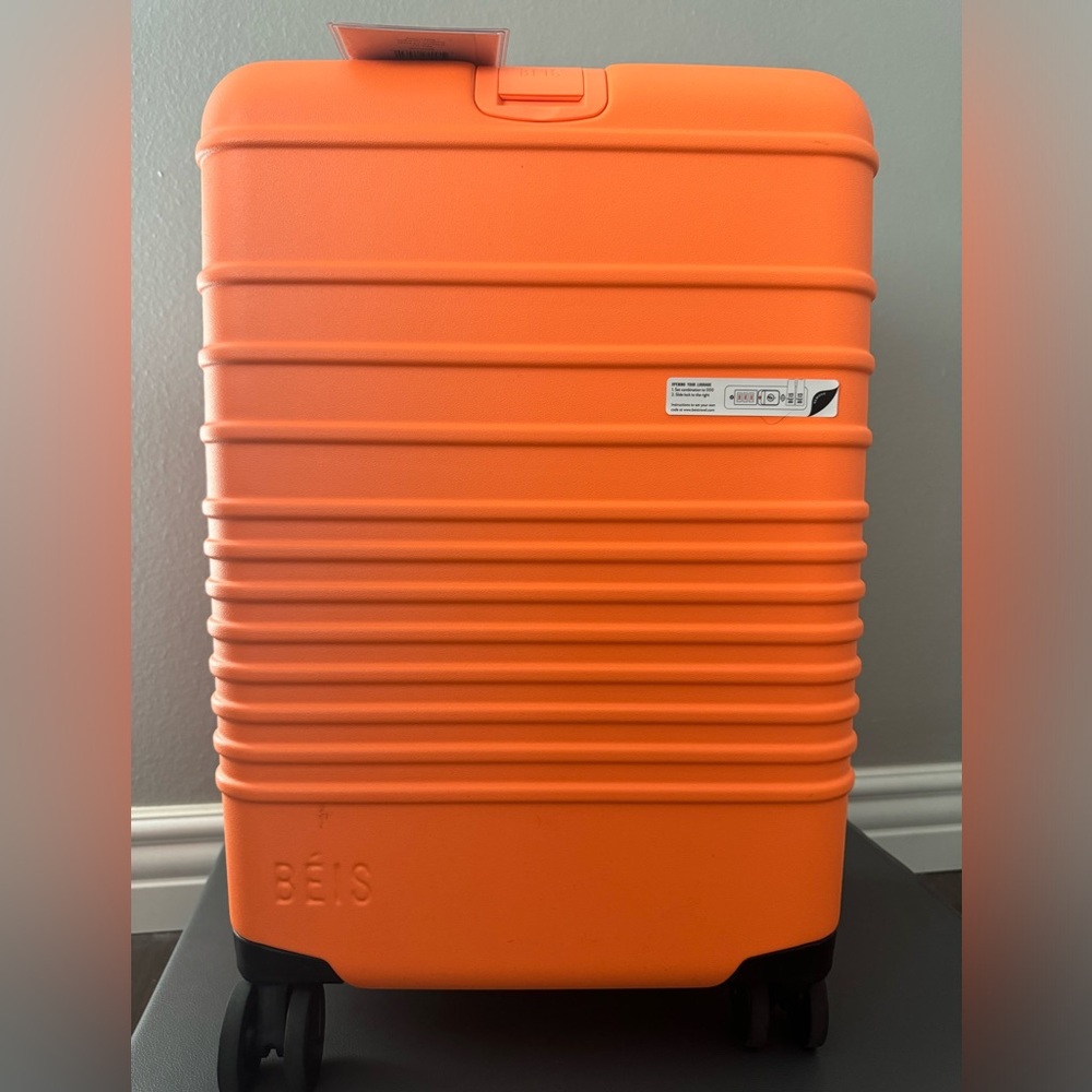 Beis Creamsicle Carry On Luggage